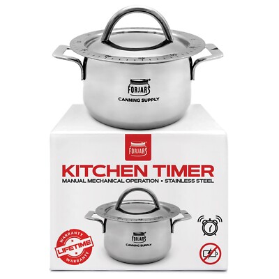 FORJARS Mechanical Kitchen Timer-for Cooking Wind up-Manual timers 60-Minute