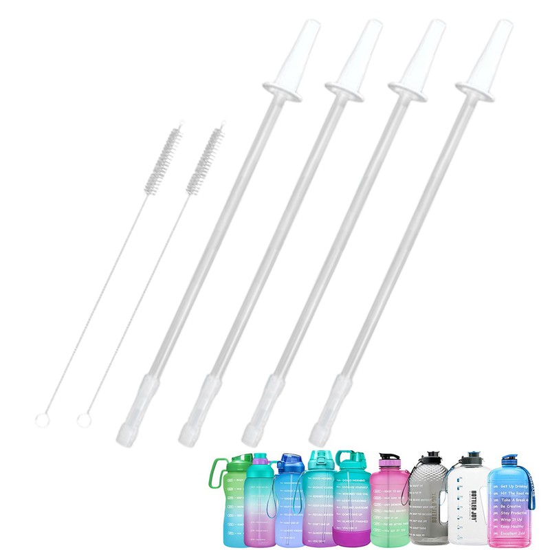 Straw Gallon Water Bottle Straw Replacement Reusable Straws