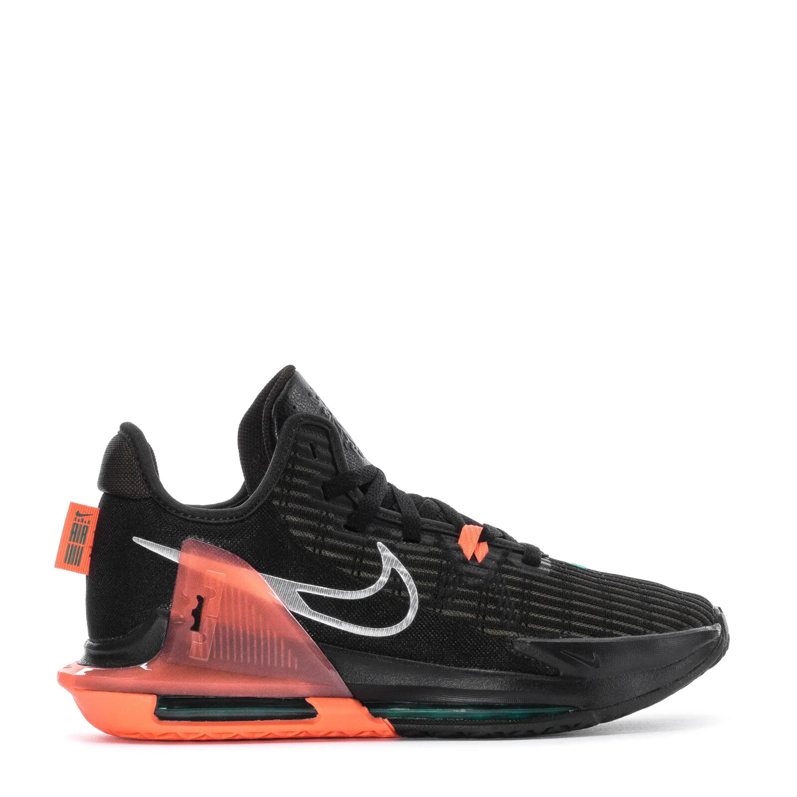 

Мужские кроссовки NIKE LEBRON WITNESS 6 CZ4052-001 Black/Metallic Silver/Sequoia, Черный, NIKE LEBRON WITNESS 6 CZ4052-001