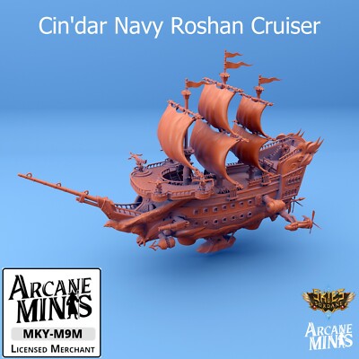 Skies of Sordane Roshan Cruiser D&D Dungeons and Dragons Airship Sailing Ship
