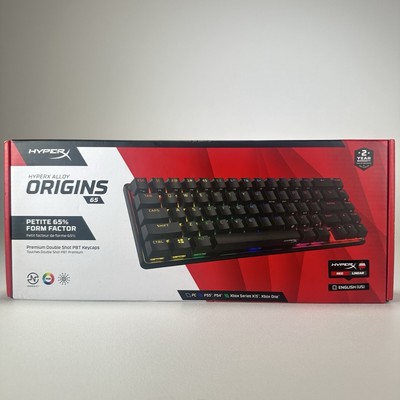 HyperX Alloy Origins 65 Wired Mechanical  Keyboard AIR CRAFT GRADE ALUMINUM NEW