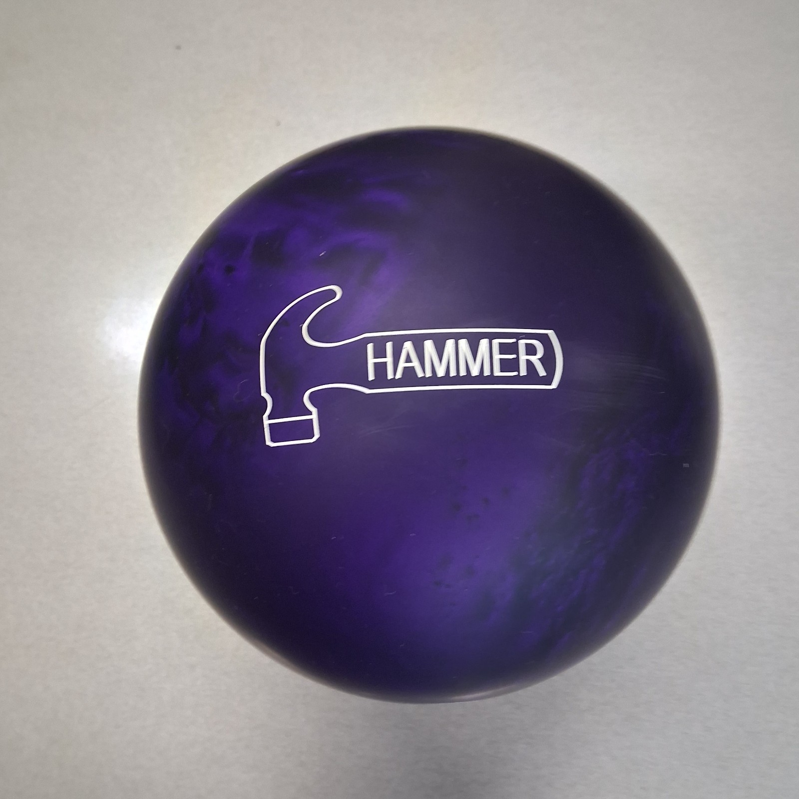 Hammer Purple Pearl Urethane purple pin bowling ball 14 LB