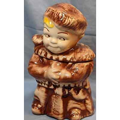 Davy Crockett cookie jar, vintage, unique eyes