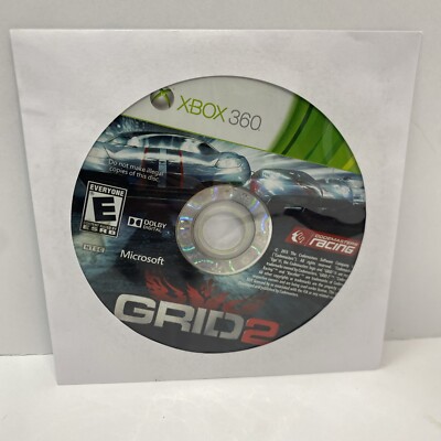 GRID 2 (Microsoft Xbox 360, 2013) Disc Only Good Condition 