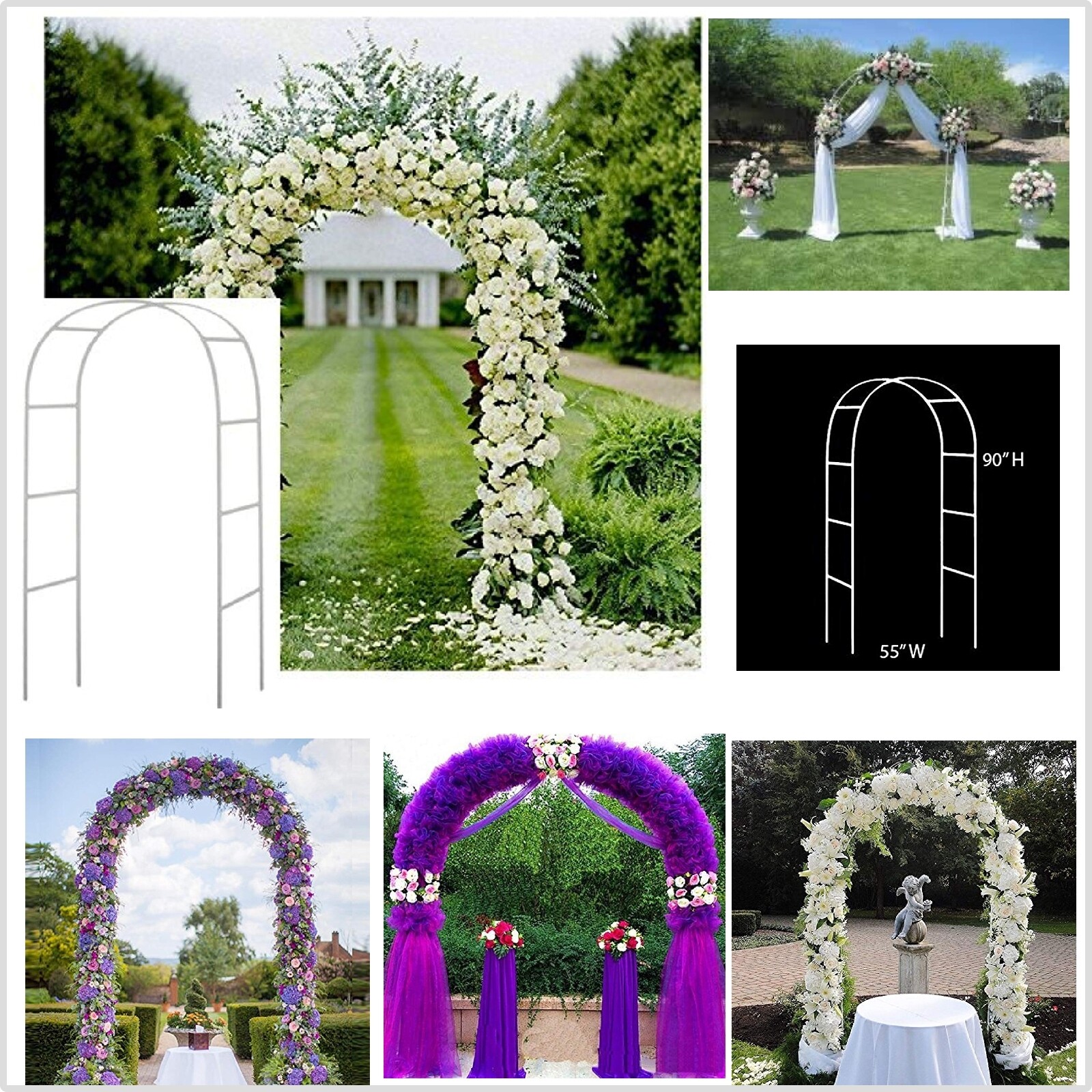 Accesorios Para Boda De Bodas Fiesta Adornos Decoracion Adornos Arco Decorar New Wedding Supplies Home Garden