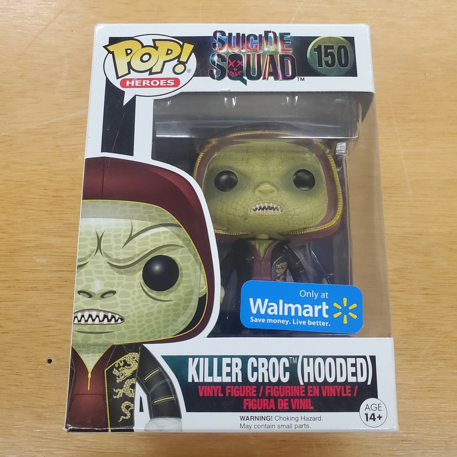 FunkoPop！150 KILER CROC hooded Funko Pop! Suicide Squad Killer Croc (Hooded) #150 Walmart