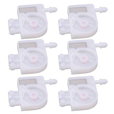 6PCS Ink Damper with Mesh Filter PP Plastic for DX5 DX6 DX7 Printers