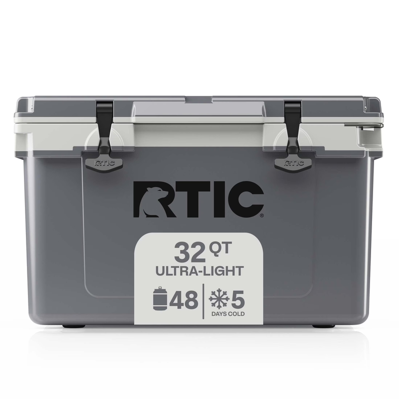 32 QT Hard-Sided Ice Chest Cooler, Ultra-Light, Fits 48 Cans, ...