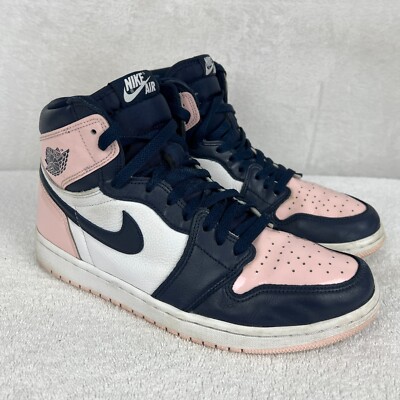 Nike Air Jordan 1 Bubble Gum Womens 10.5 Mens 9 Pink Blue Atmosphere DD9335-641