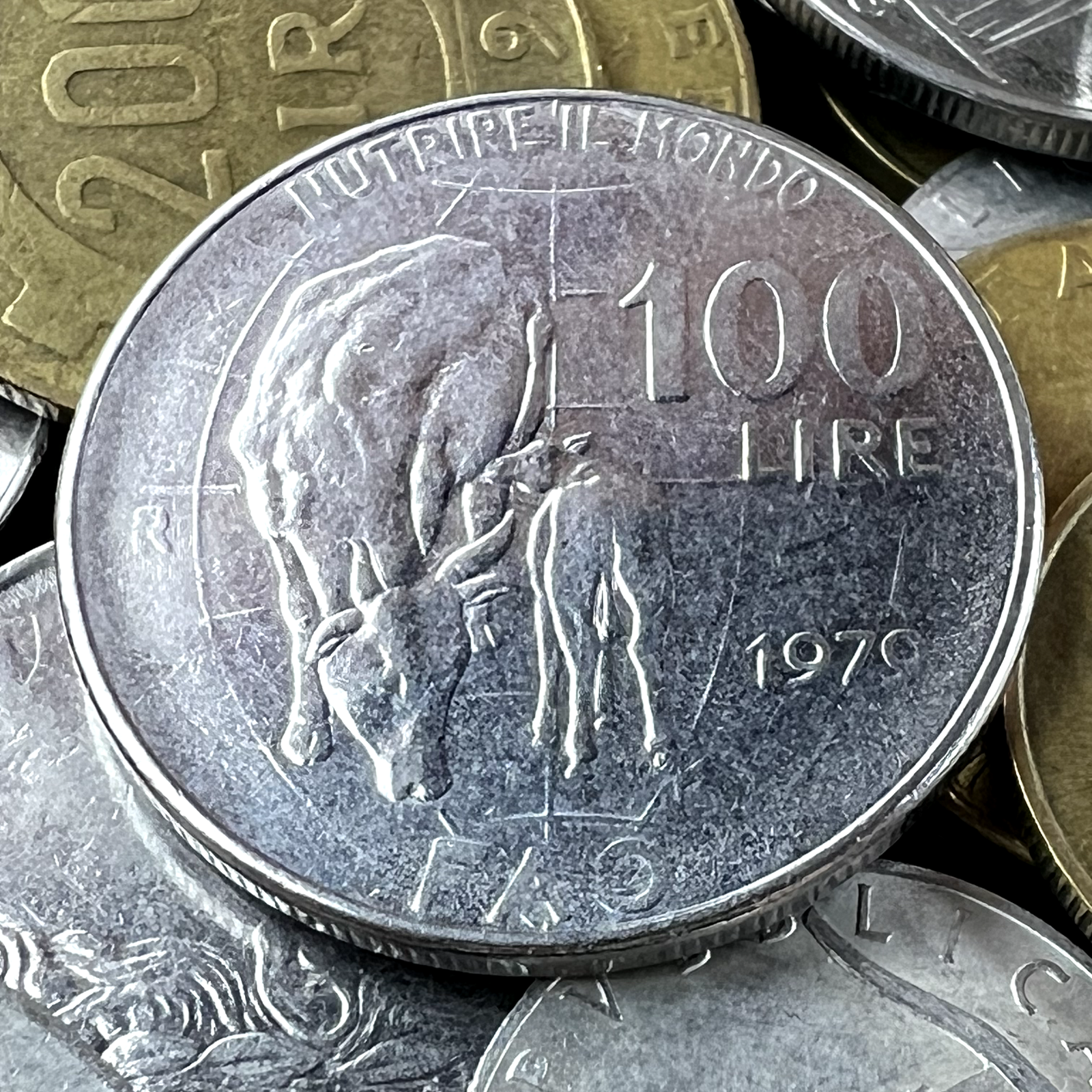 Italy Coin | 1 Random Collectible Old Italian Coin for Coin Collecting