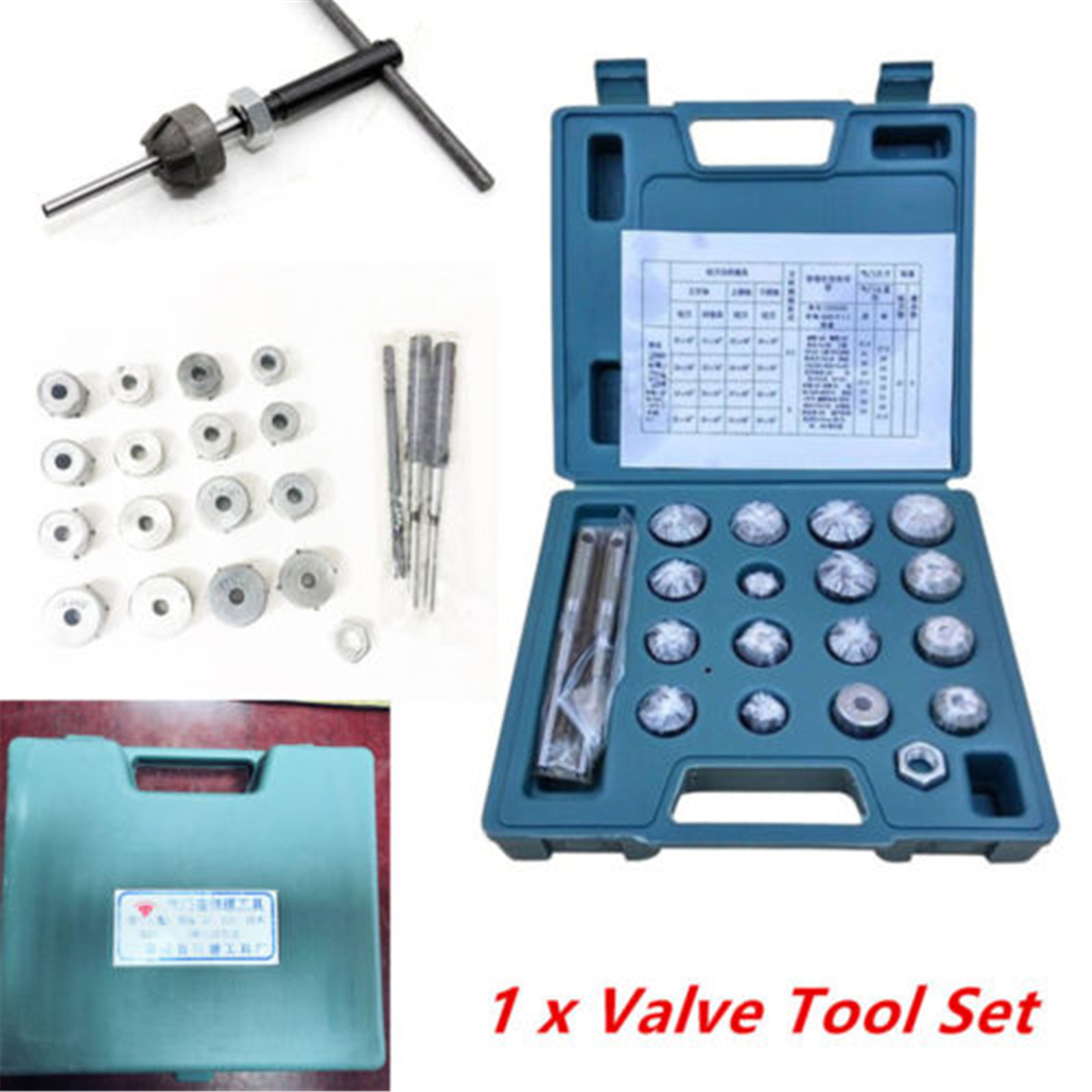 Valve Seat Reamer Motorcycle Repair Displacement Cutter Cutting Valves