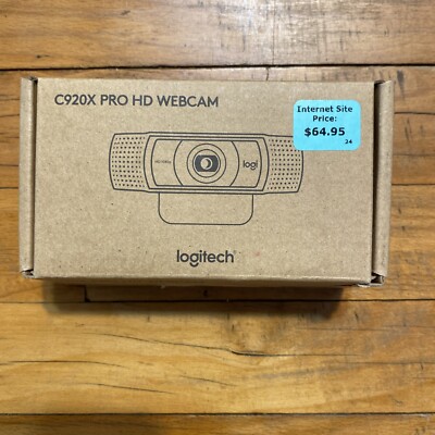 Logitech C920x HD Pro Webcam,Full HD 1080p/30fps Video Calling Black  (NEW/BOX)