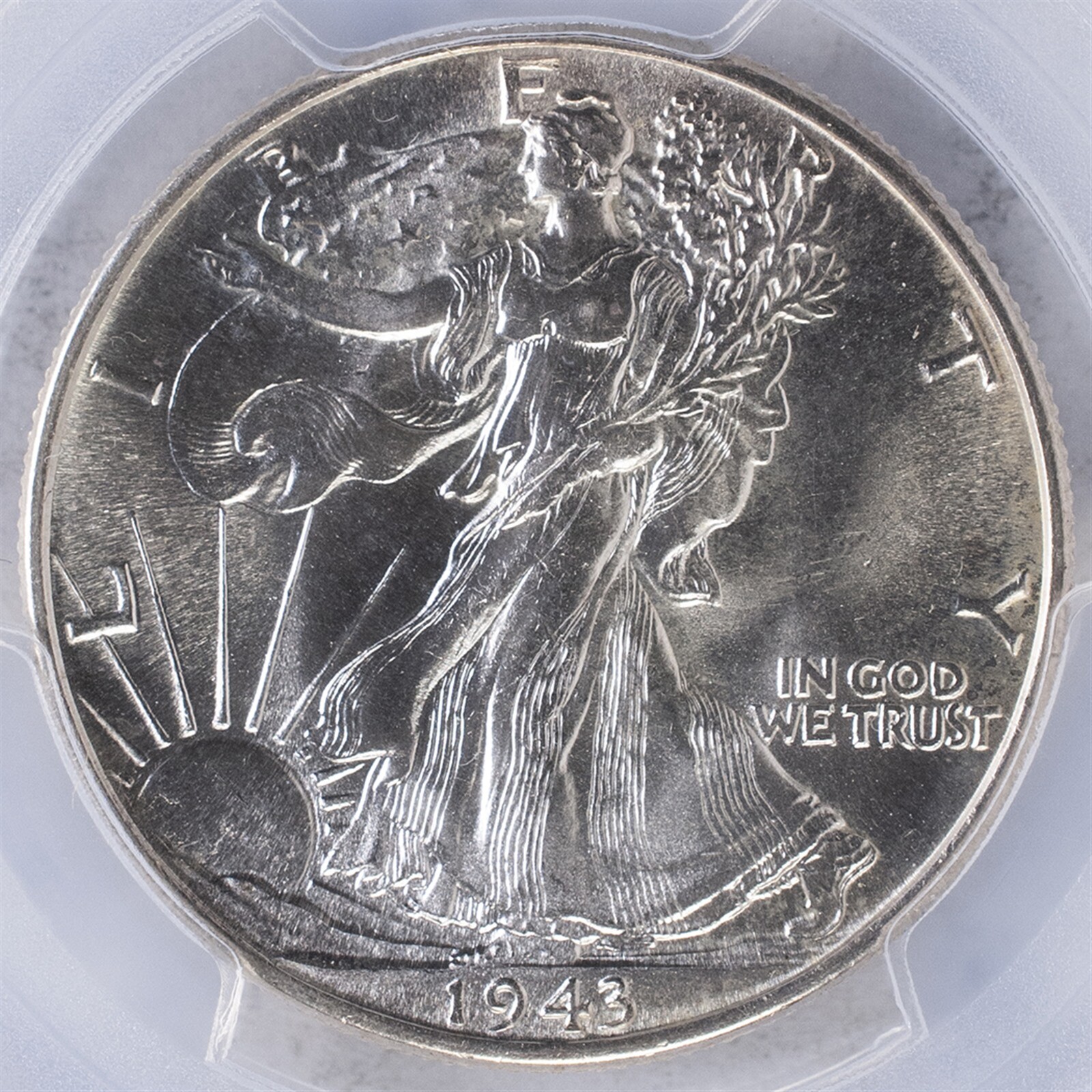 1943 Walking Liberty Half PCGS MS65 Fully Struck and Lustrous