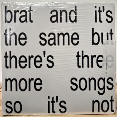 Charli XCX - Brat And It's The Same But There's Three More Songs So It Vinyl