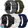 Adorve Compatible with Apple Watch Bands Ultra 3/2/1 49mm 46mm 45mm 44mm 42mm 41mm 40mm 38mm Men Women, Soft Nylon Stretchy Braided Straps for iWatch Bands Series 11/10/9/8/7/6/5/4/3/2/1/SE/SE2/SE3