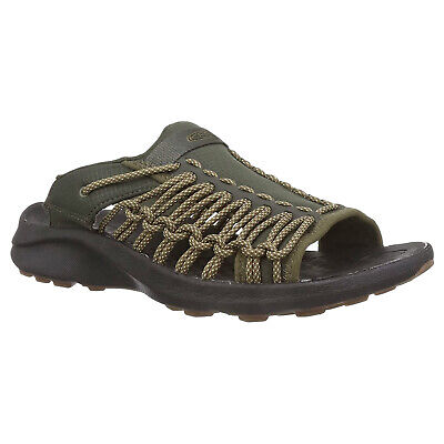 Pre-owned Keen Mens Sandals Uneek Snk Slide Casual Open-back Textile