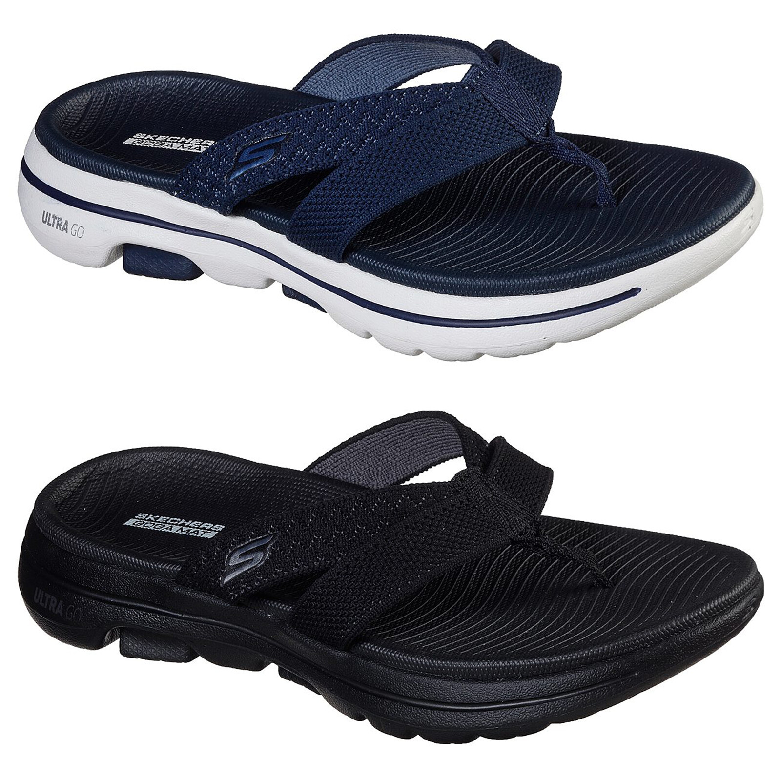 skechers go walk recovery womens flip flops