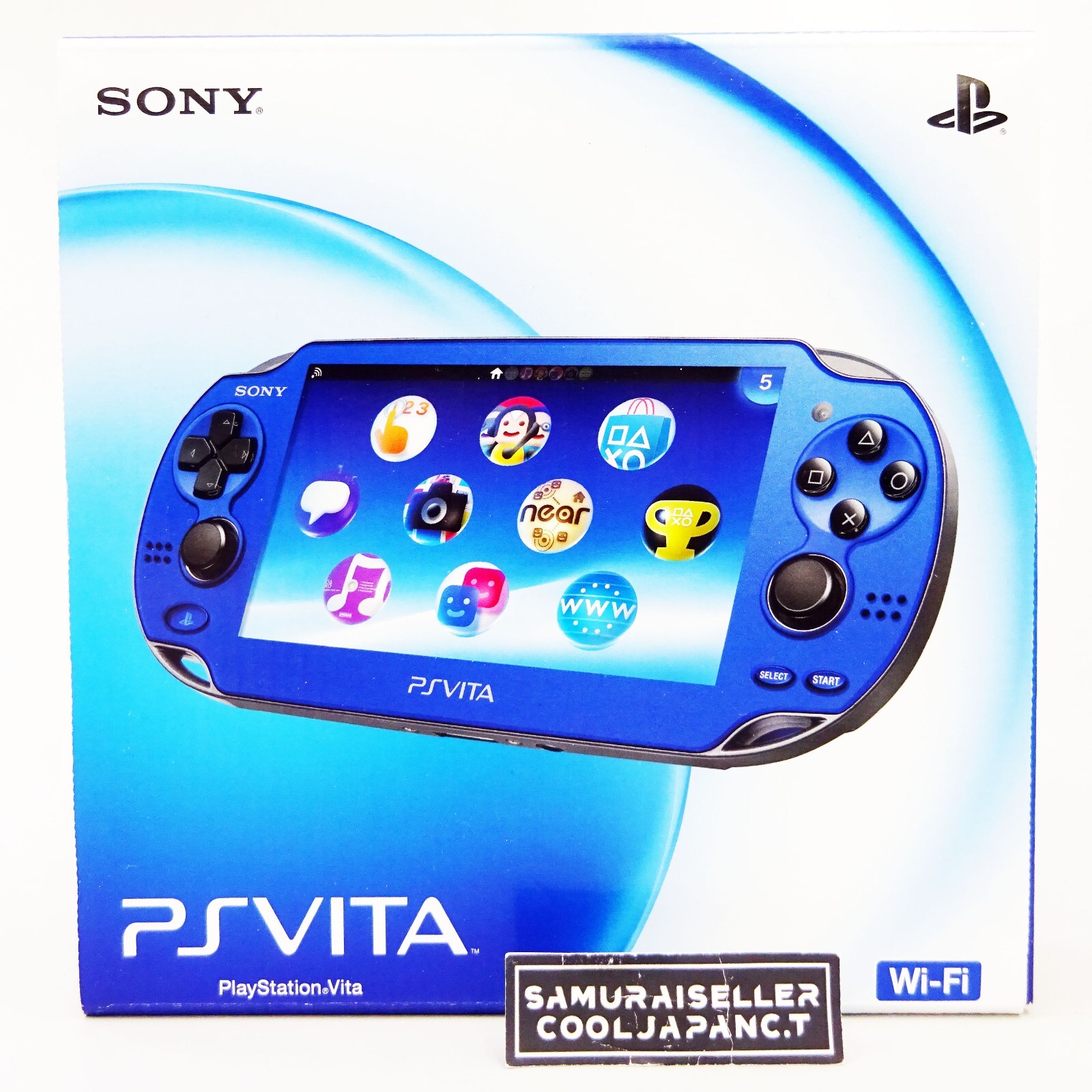 SONY PS Vita PCH-1000 ZA04 Sapphire Blue Wi-fi Model Console