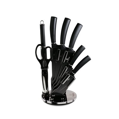 With Block, 8 Piece Knives Set For Kitchen, ...