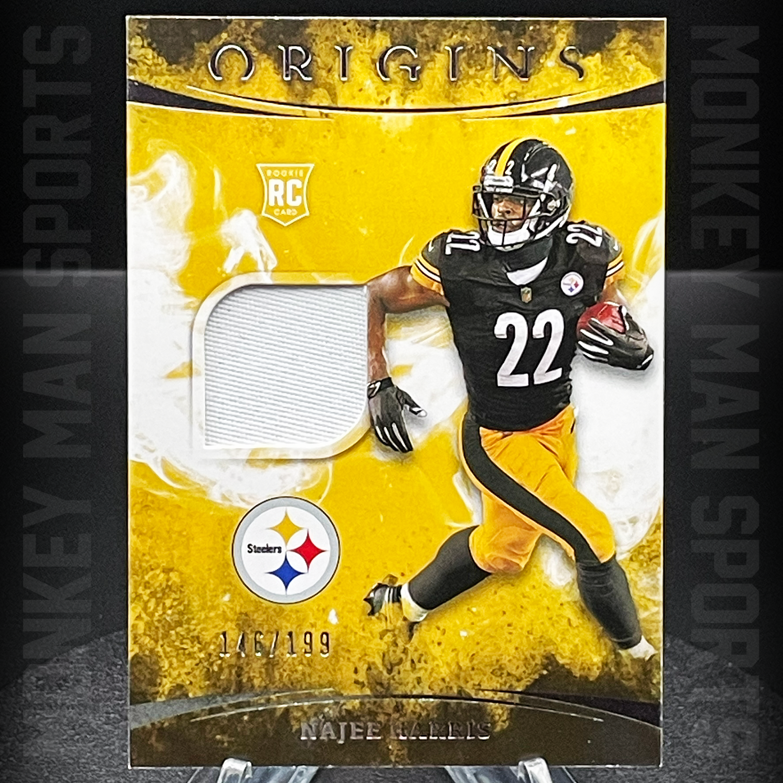 2021 Origins - Najee Harris Rookie RC PATCH #/199 - #RP-NH STEELERS MINT