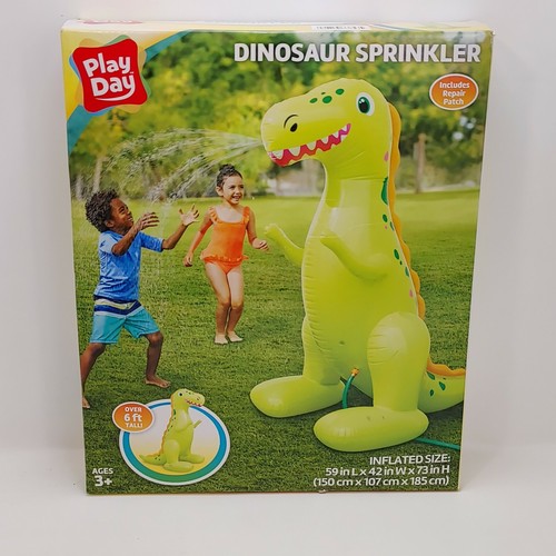 Play Day Dinosaur 6 foot tall Kids Outdoor Sprinkler.