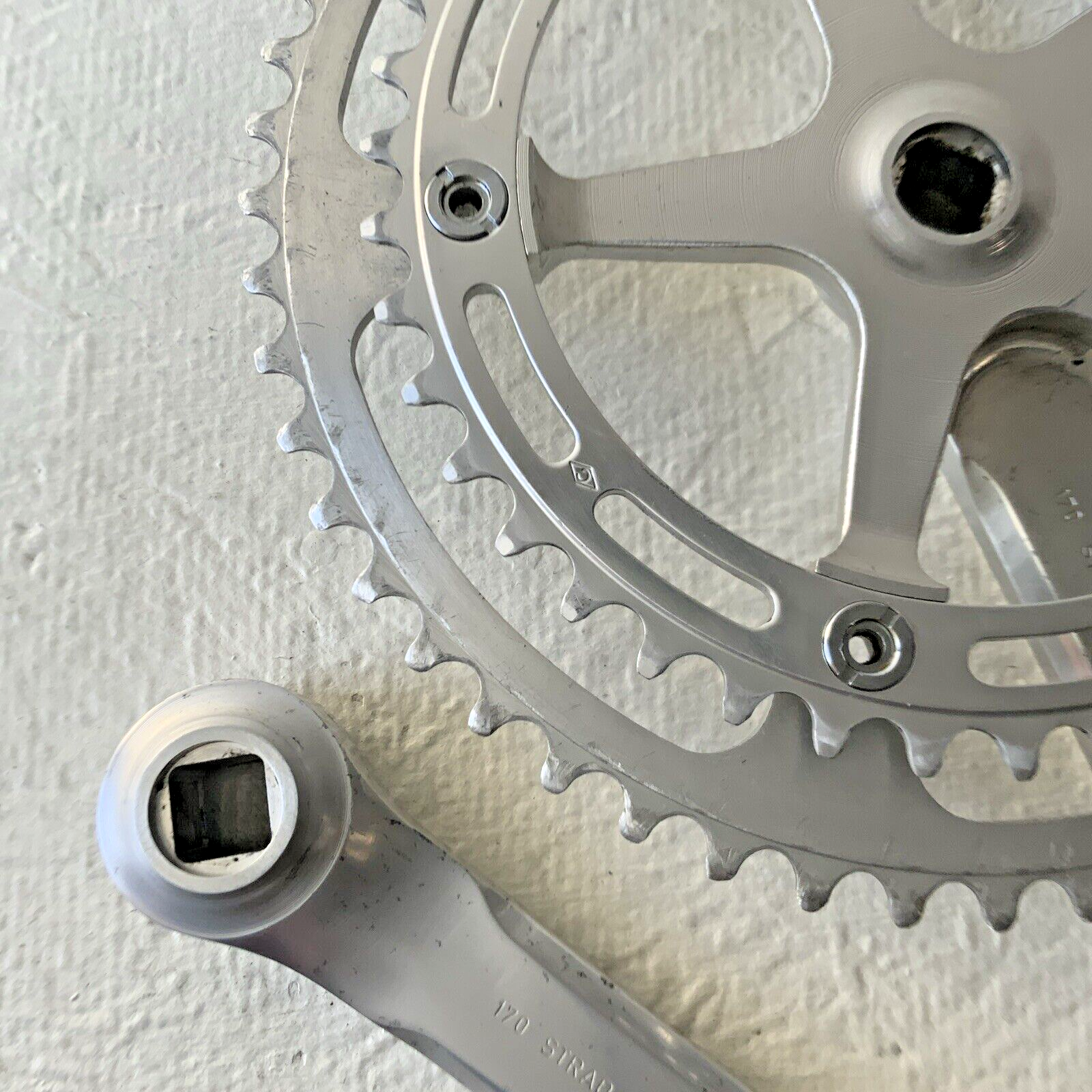CAMPAGNOLO SUPER RECORD CRANKSET DOUBLE 53-42 TOOTH 170 MM ARM LENGTH