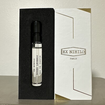Ex Nihilo Paris Speed Legend Eau De Perfume Sample Size 2 ML Glass Spray New 1