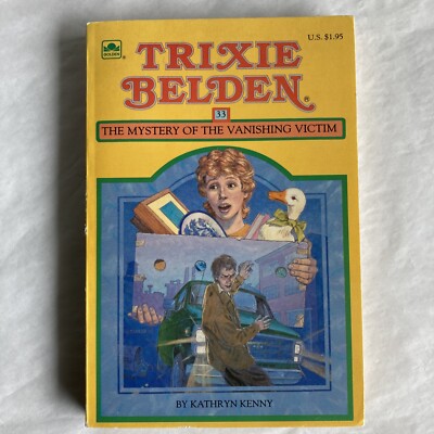 Trixie Belden The Mystery of the Vanishing Victim #33 Kathryn Kenny Vintage PB 