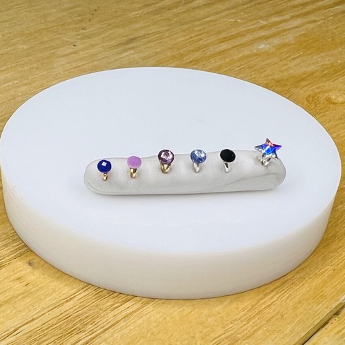 Poppy Parker Integrity Toys Barbie Swarovski Doll Rings 1:6 Set Of 6 Jewelry