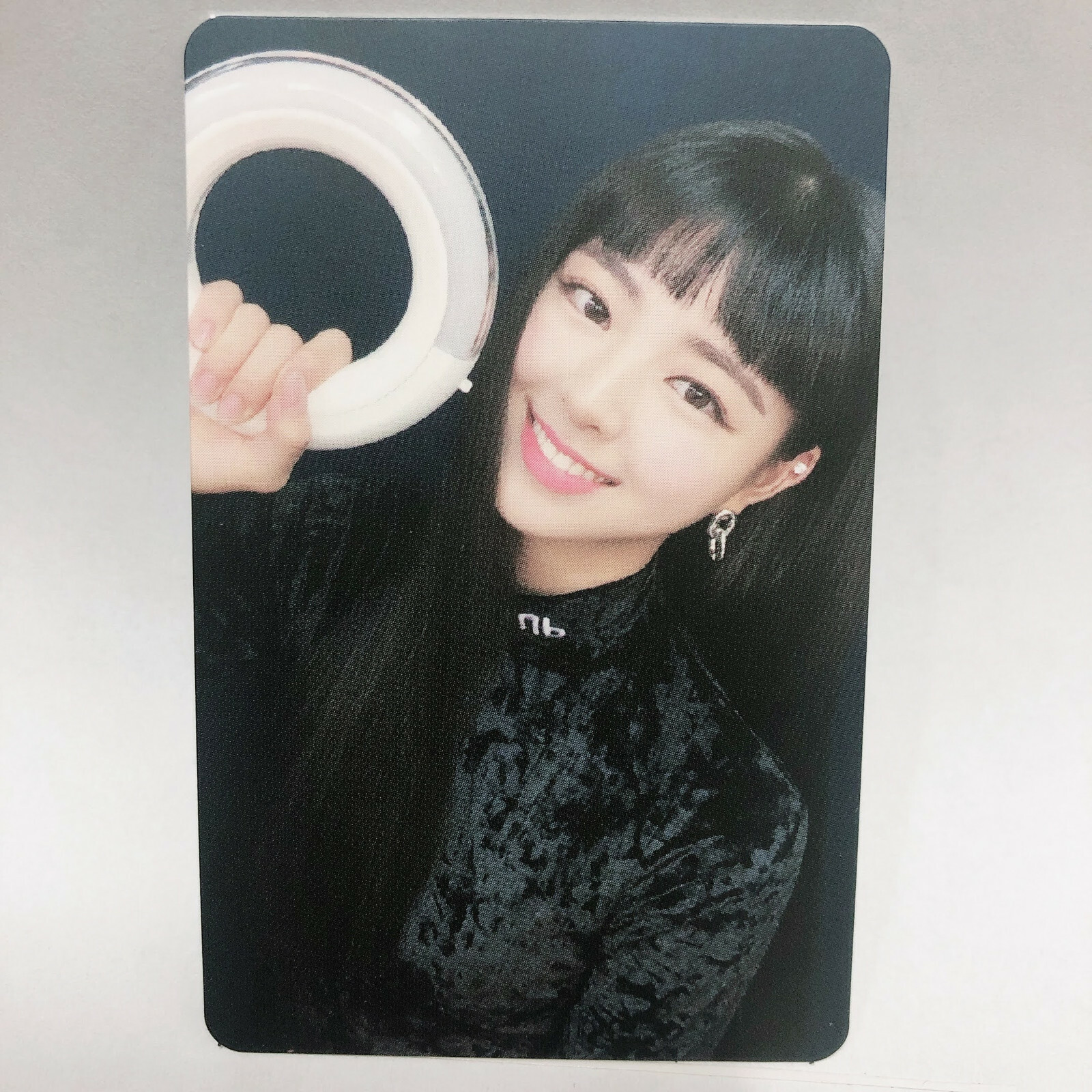 Itzy Yuna Official Light Ring Stick Photocard Photo Card jyp