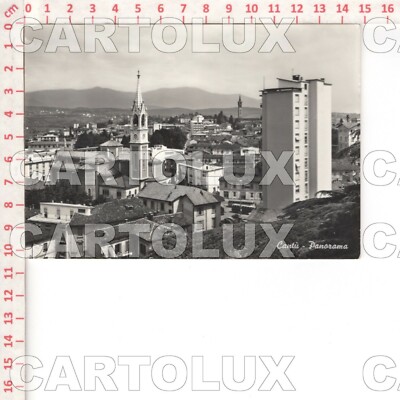 D8401 COMO 1950 CANTU PANORAMA CHIESA 