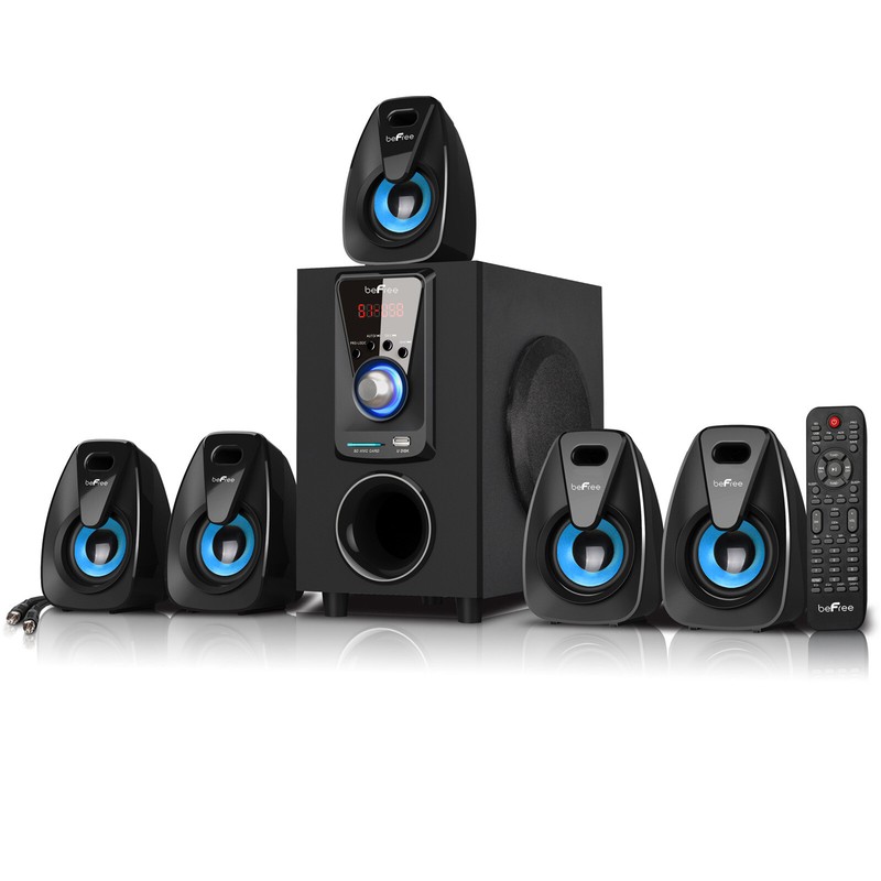 BeFree Sound BFS-400 5.1 Channel Bluetooth Surround Sound Sp