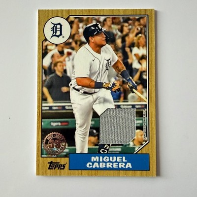 2022 Topps Baseball Series 1 #87R-MC Miguel Cabrera 1987 35th Anniversary
