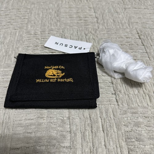 RATS BLACK AND YELLOW 財布 RATS - LEATHER WALLET TYPE A (BLACK) / ポーター&ビンゴ