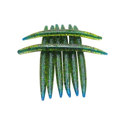 Salted Core Stick Worms - 40Ct - 5  Marti Blue Core Shot Worm