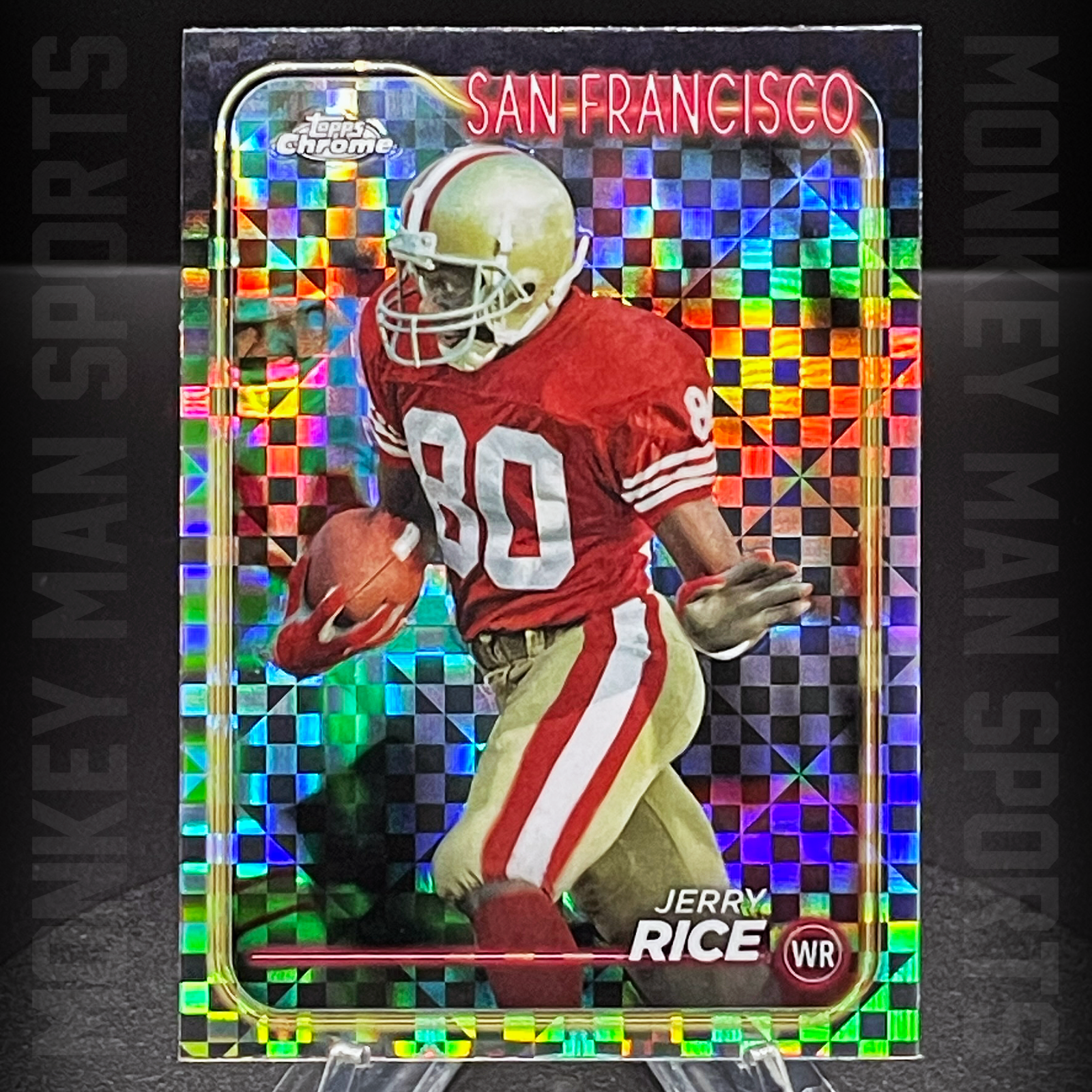 2024 Chrome - Jerry Rice - #176 X-FRACTOR 49ERS MINT