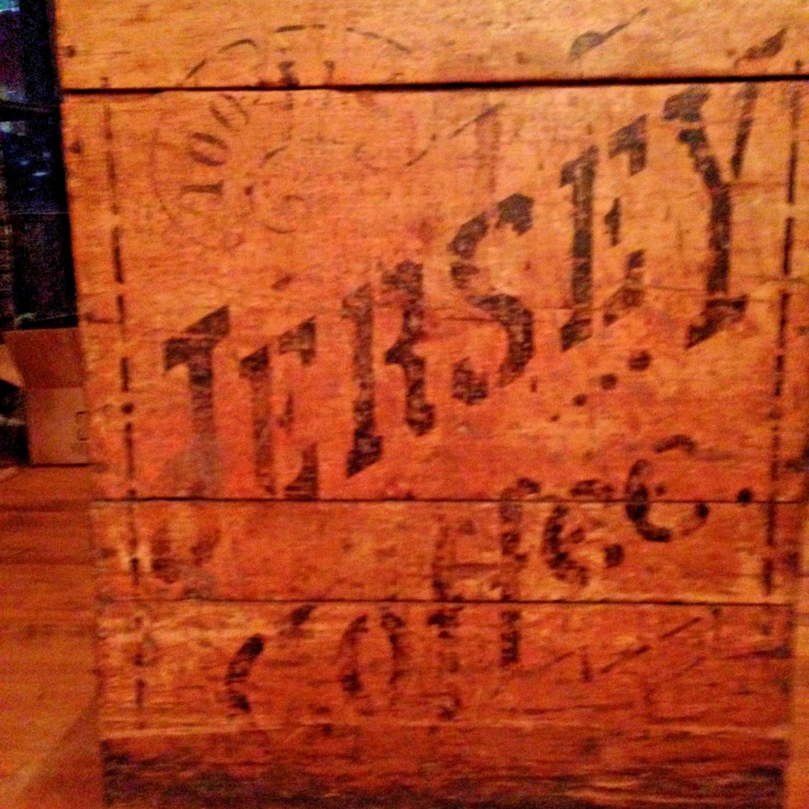 PRIMATIEVE 100lb JERSEY  COFFEE BIN  GREAT. PIECE