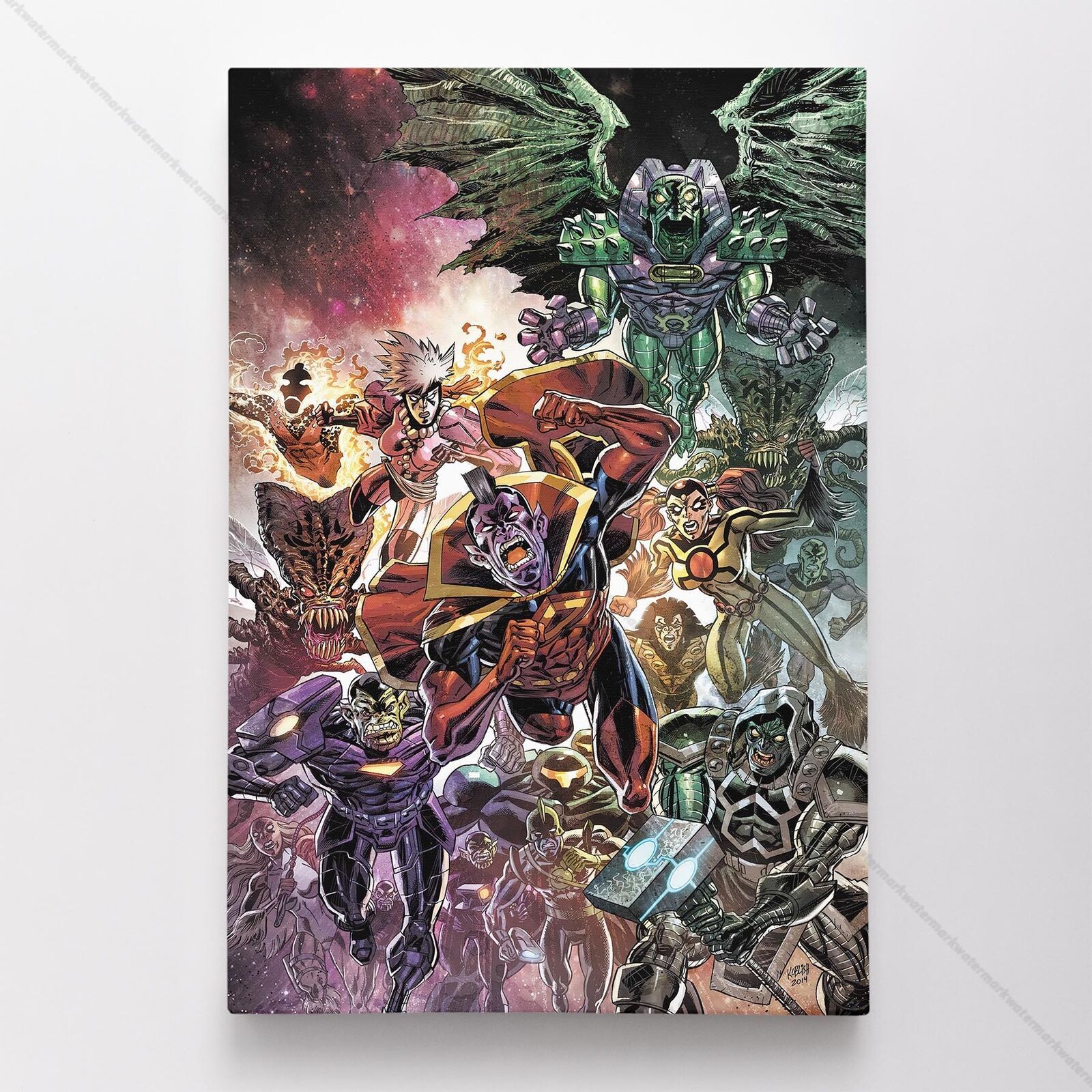 Secret Wars Avengers Poster Canvas Vol 5 #42 Marvel Comic Book Art Print