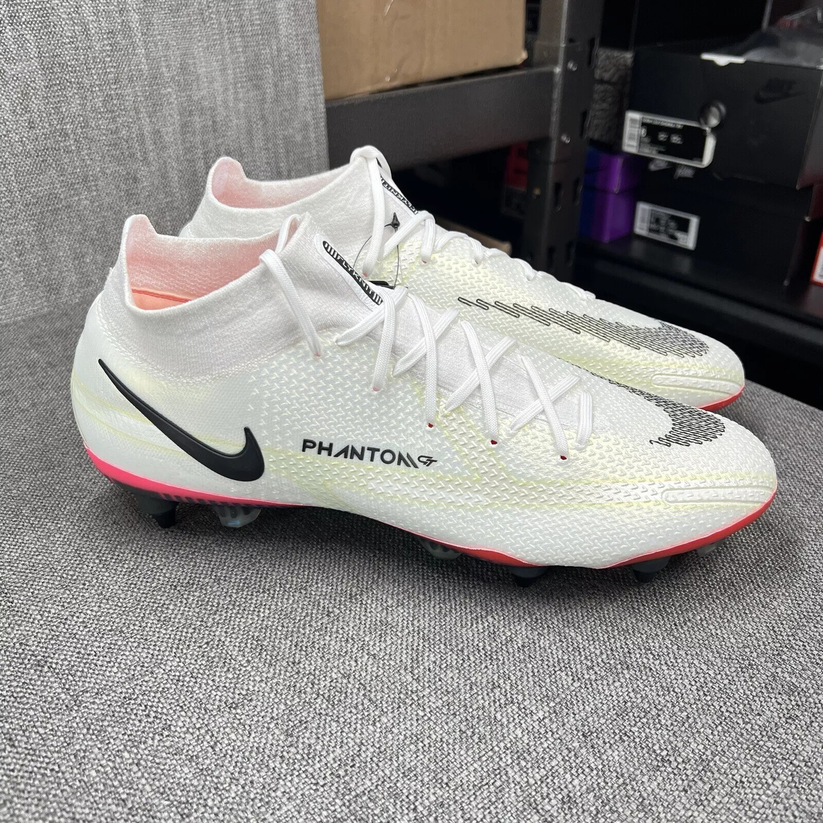 シューズ PHANTOM GT2 ELITE DF SG PRO-AC Nike Phantom GT2 Elite DF SG-Pro AC Rawdacious White DJ8042