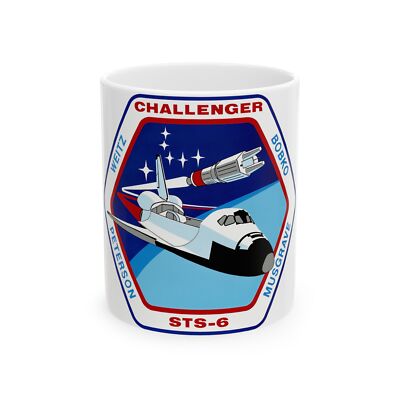 STS 6 (NASA) White Coffee Mug