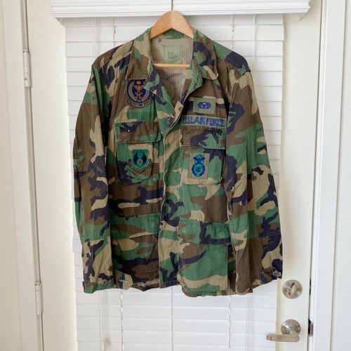Vintage US Air Force 70s VTG Woodland Camo Field Jacket L | eBay Vintage US Air Force 70s VTG Woodland Camo Field Jacket L | eBay
