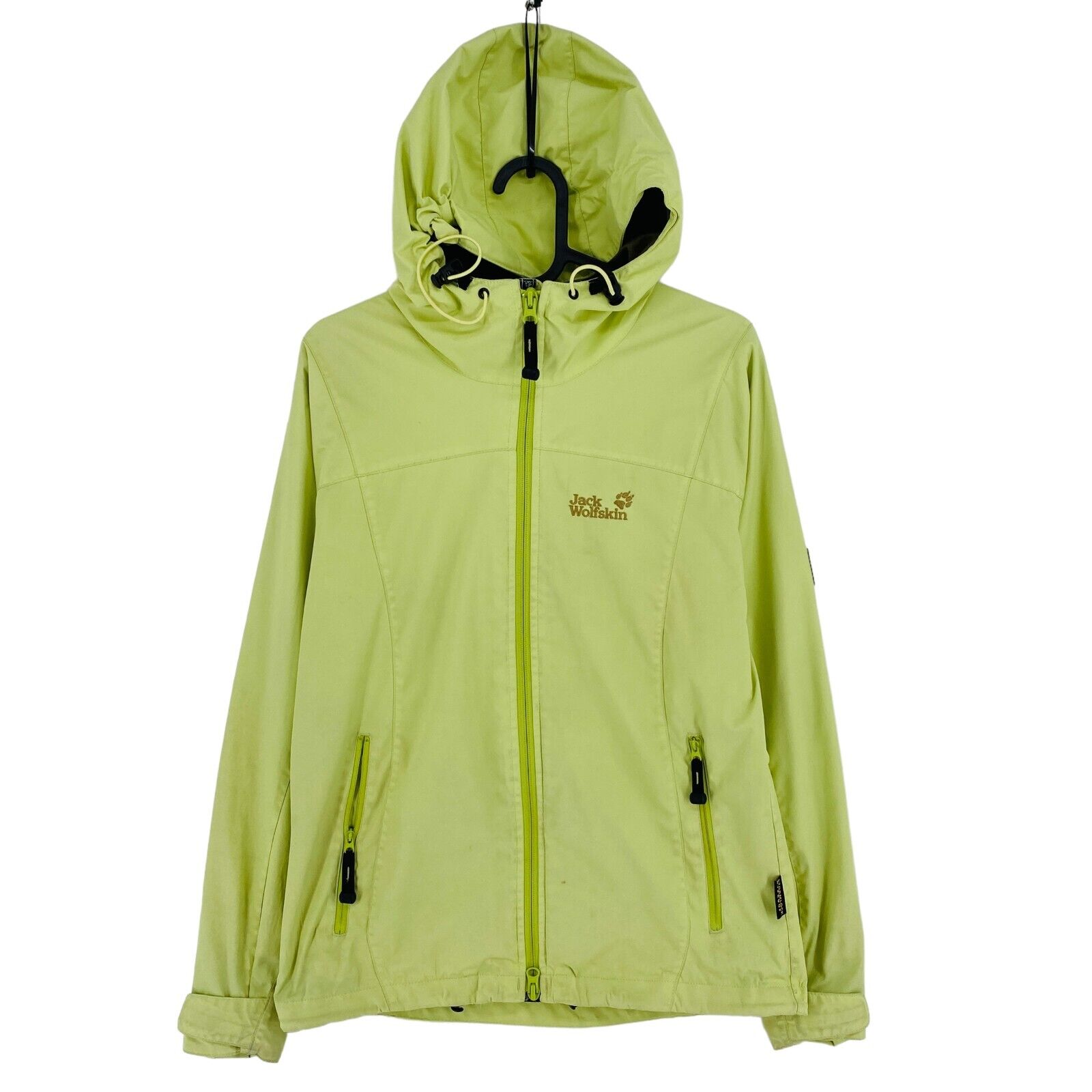 Jack Wolfskin Stormlock Hyproof Green Hooded Jacket Coat Jack Wolfskin Stormlock Hyproof Green Hooded Jacket Coat