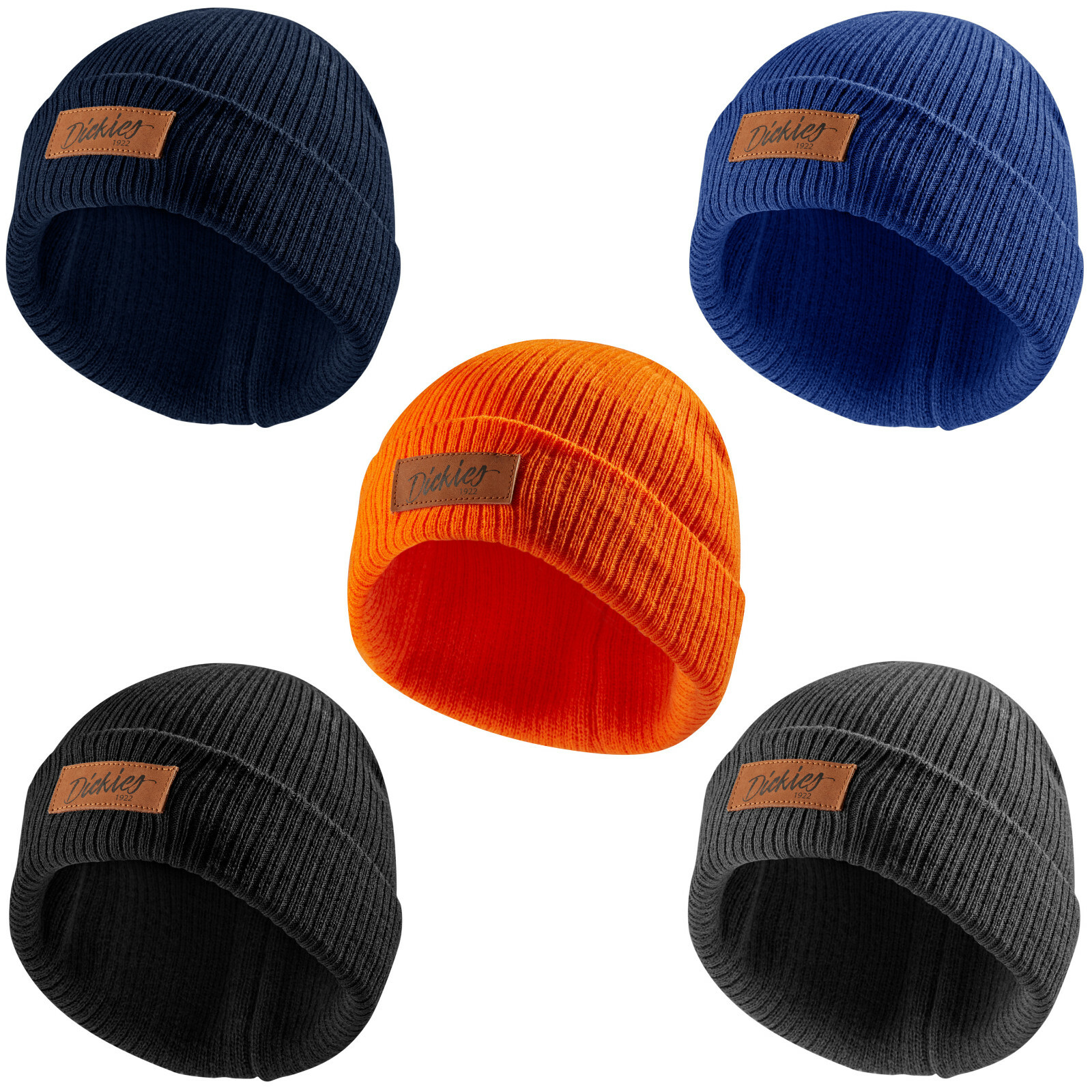dickies orange beanie
