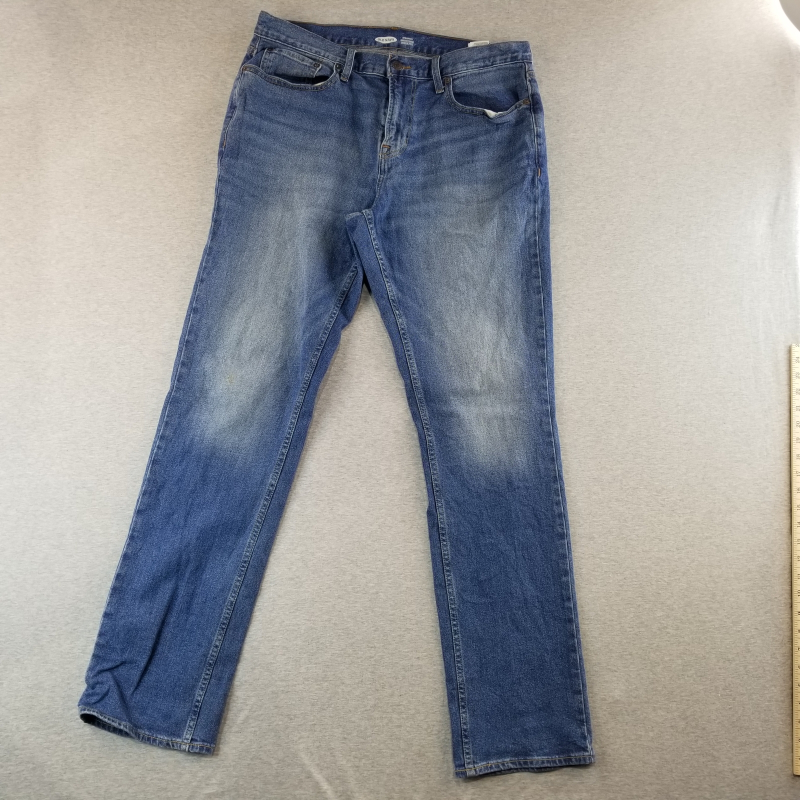 Old Navy Jeans Men's Sz34x34 Straight 90s VTG 99%Cotton Normcore Durable Nice