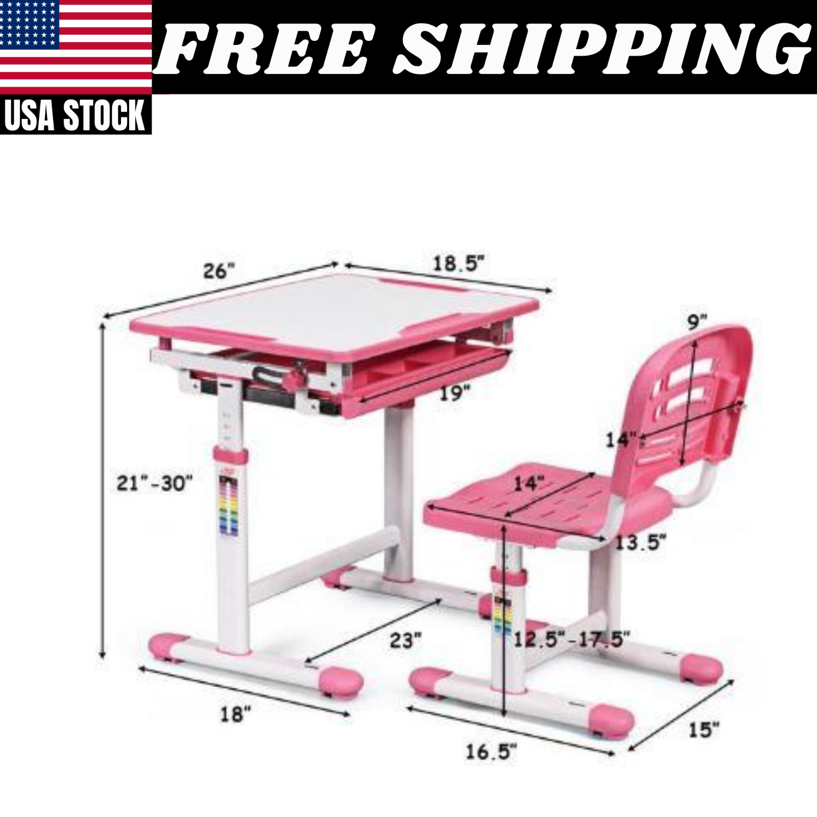 gymax children's table