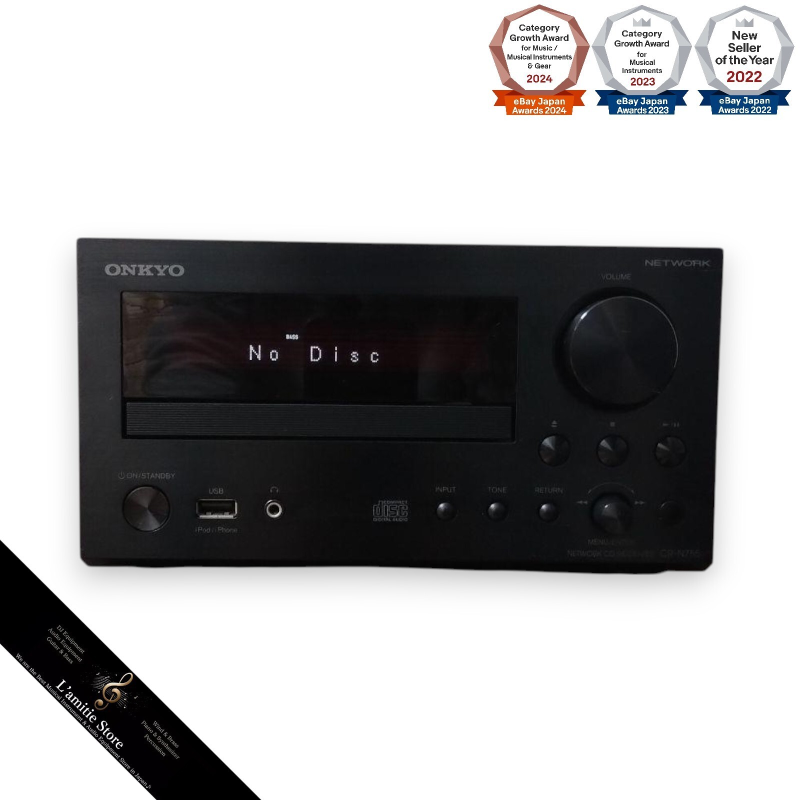Onkyo CR-N755 Black ジャンク品 Yahoo!オークション -「cr-n755」の落札相場・落札価格