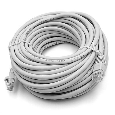 CAT6 Ethernet Lan Network Cable 50ft Molded Boots