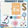 Funrous Periodic Table of Elements Bulletin Board Decorations Set Science Elements Classroom Decor Chemistry Laboratory Paper Cutouts for High School Bedroom Science Teacher Wall Party Supplies