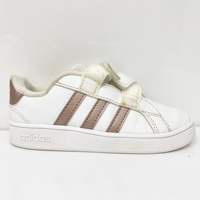 Adidas Boys Grand Court EF0116 Белая повседневная обувь Кроссовки Размер 9K