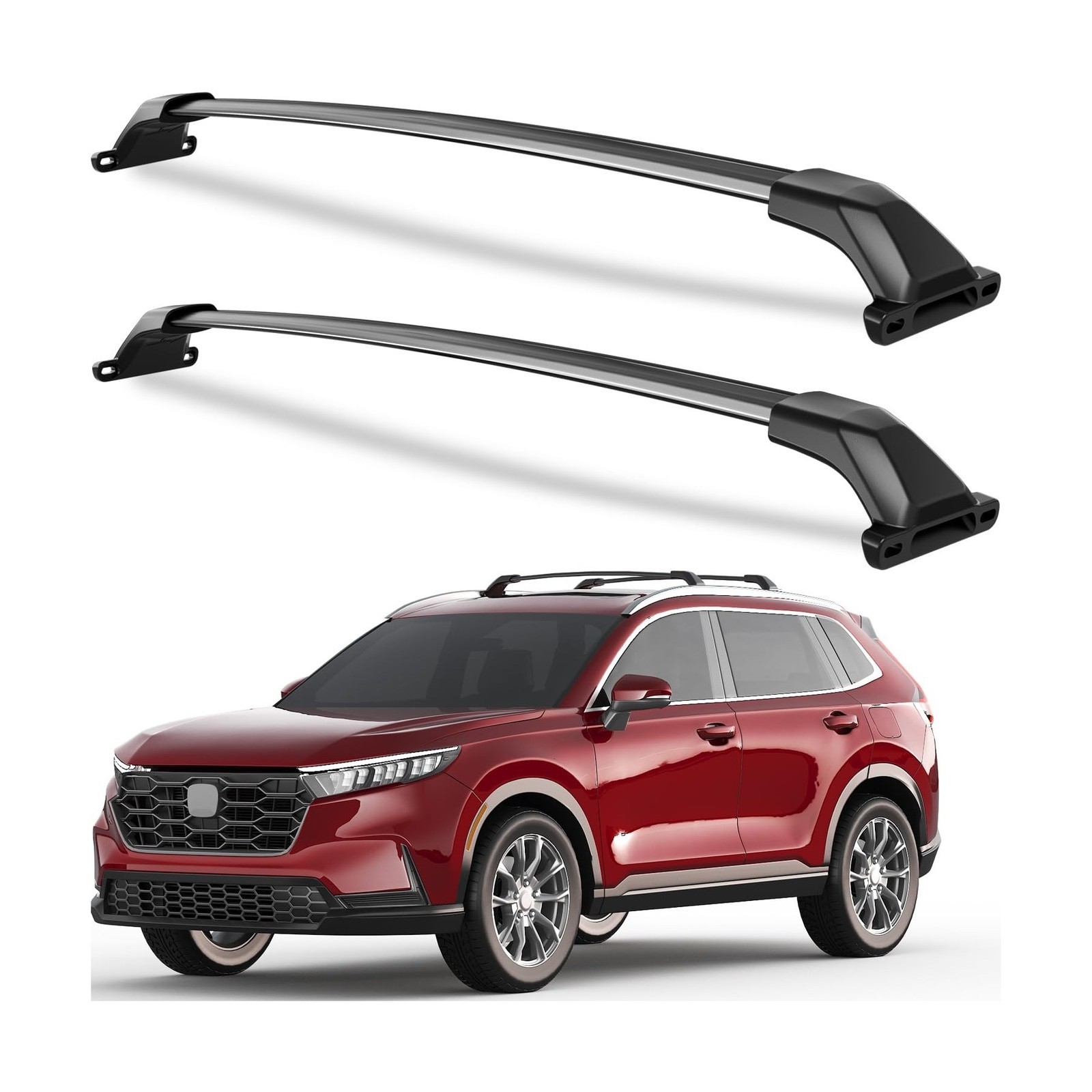 300lbs Roof Rack Cross Bars For 2023-2026 Honda CR-V CRV w/Side Rails Aluminum